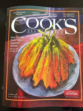 Cook’s Illustrated July & August 2026 Magazine - Yellow/Orange Cover